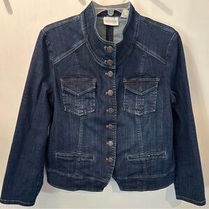 Chico’s Jean Jacket Size 1 ( Medium )